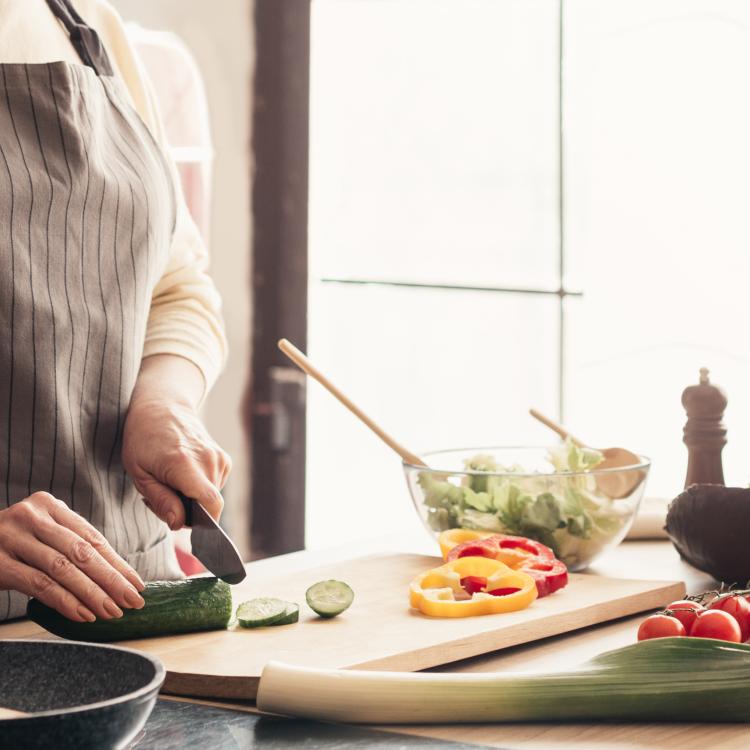  Lady cooking